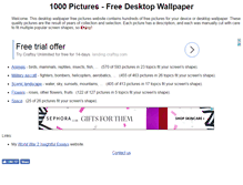 Tablet Screenshot of 1000pictures.com